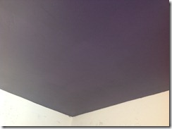 after painted celing close up