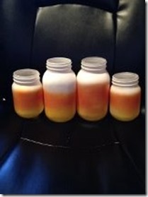 candy corn jars