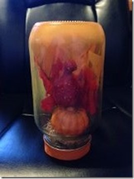 Fall in a jar
